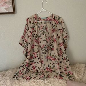 Chris & Carol Floral Kimono